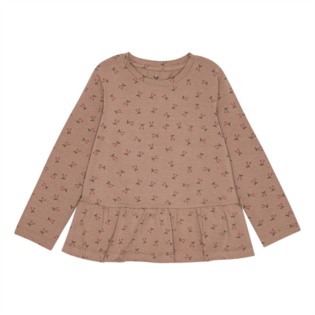Birkholm Peplum Bluse Kirsebær